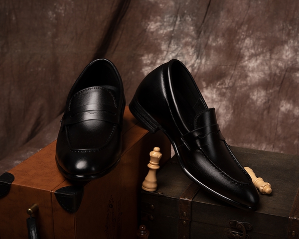 GIÀY TĂNG CHIỀU CAO NAM S1039 ĐEN CAO 6CM