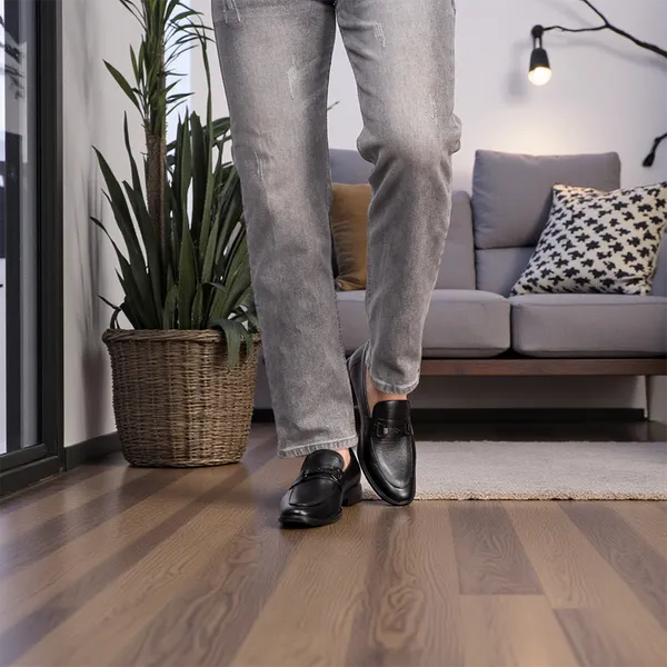 GIÀY CAO NAM T402 ĐEN CAO 6.5CM