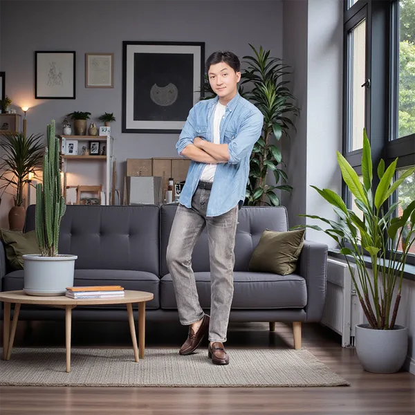 GIÀY CAO NAM T402 NÂU TỐI CAO 6.5CM