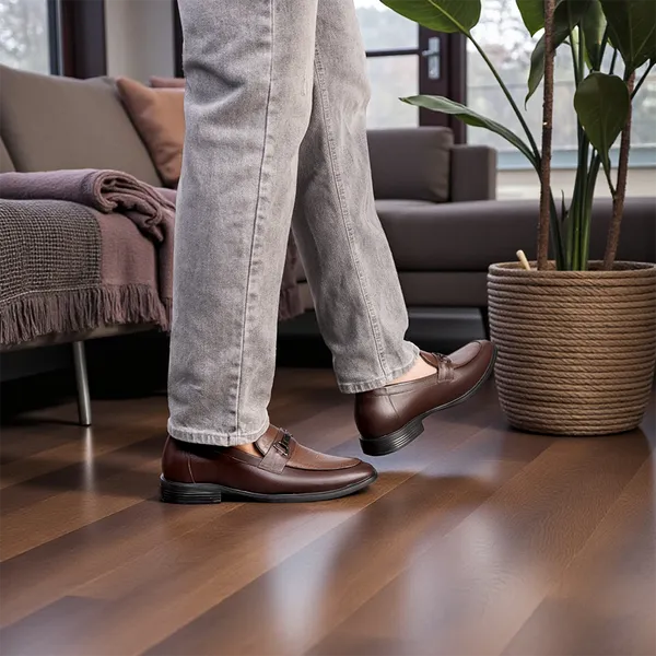 GIÀY CAO NAM T402 NÂU TỐI CAO 6.5CM