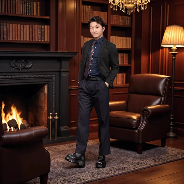 GIÀY ĐẾ CAO NAM  SIÊU NHẸ T168 ĐEN CAO 13CM