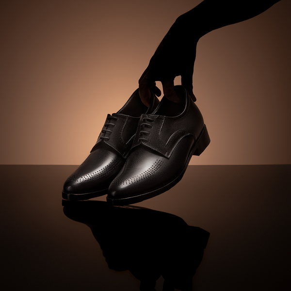 GIÀY TĂNG CHIỀU CAO NAM S2113 ĐEN 6.5CM