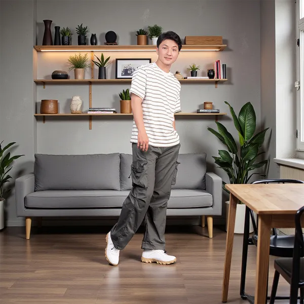 GIÀY CAO NAM T150 TRẮNG CAO 8CM