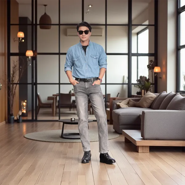 GIÀY ĐỘN NAM CAO 10CM SIÊU ÊM- CHỐNG DỐC T93 ĐEN