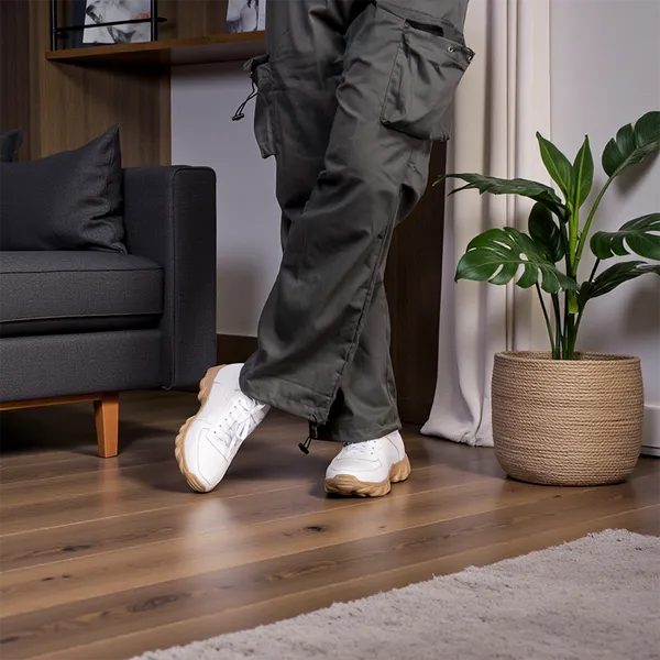 GIÀY CAO NAM T150 TRẮNG CAO 8CM