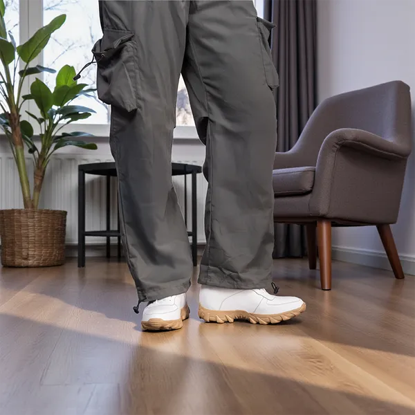 GIÀY CAO NAM T150 TRẮNG CAO 10CM