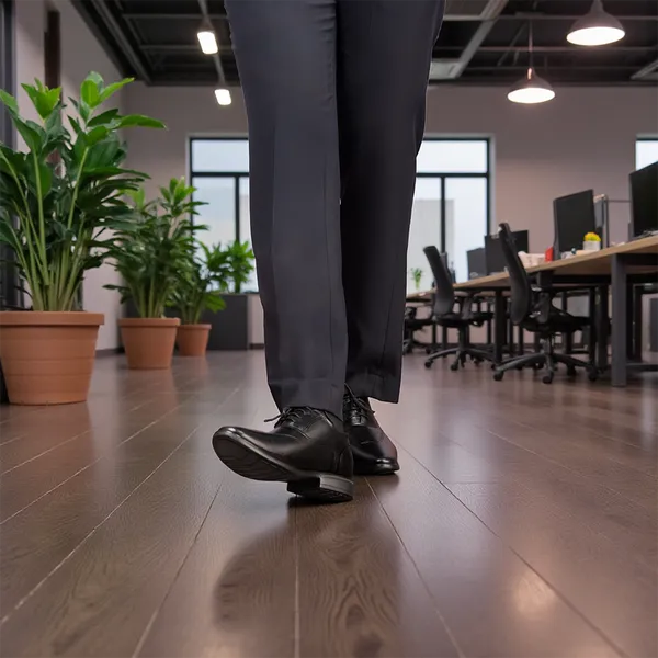 GIÀY CAO NAM T401 ĐEN CAO 6.5CM