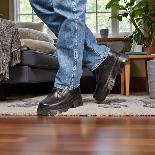 GIÀY TĂNG CHIỀU CAO NAM  SIÊU NHẸ T167 ĐEN SỌC CAO 13CM