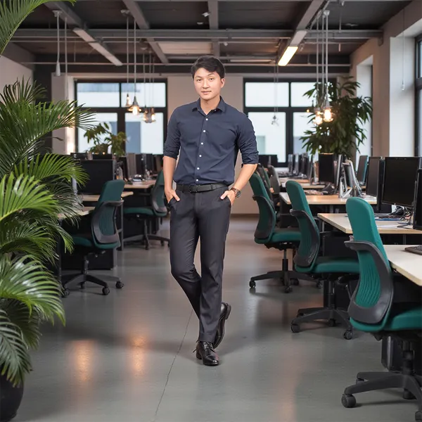 GIÀY CAO NAM T451 ĐEN CAO 6.5CM