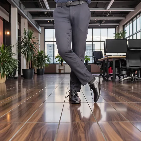 GIÀY CAO NAM T451 ĐEN CAO 6.5CM