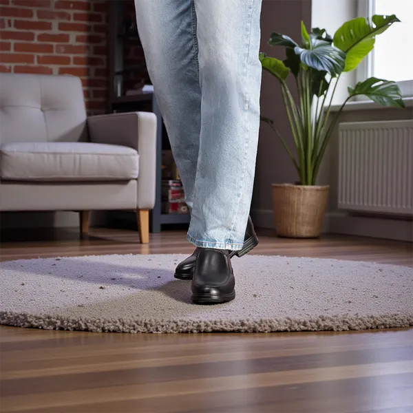 GIÀY ĐỘN NAM CAO 8CM SIÊU ÊM- CHỐNG DỐC T89 ĐEN