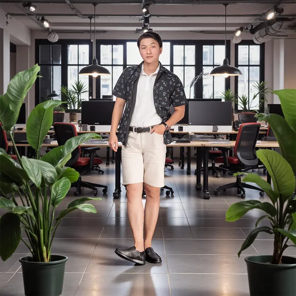 GIÀY TĂNG CHIỀU CAO NAM T163 ĐEN SẦN CAO 5CM