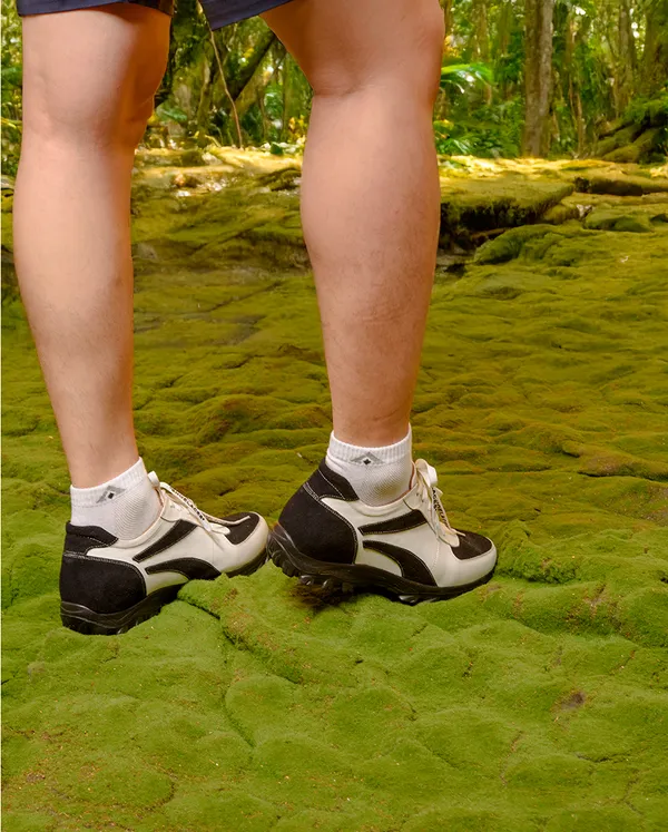 GIÀY CAO NAM T228 TRẮNG ĐEN CAO 8CM