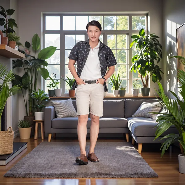 GIÀY TĂNG CHIỀU CAO NAM T163 NÂU TỐI SỌC CAO 5CM