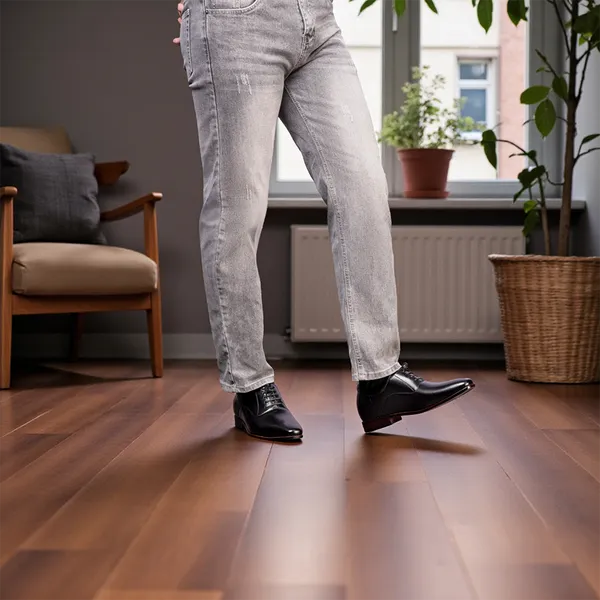 GIÀY CAO NAM A214 ĐEN 6CM