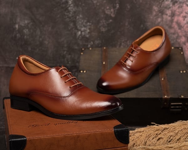 GIÀY TĂNG CHIỀU CAO NAM S1008 NÂU WAT 6CM