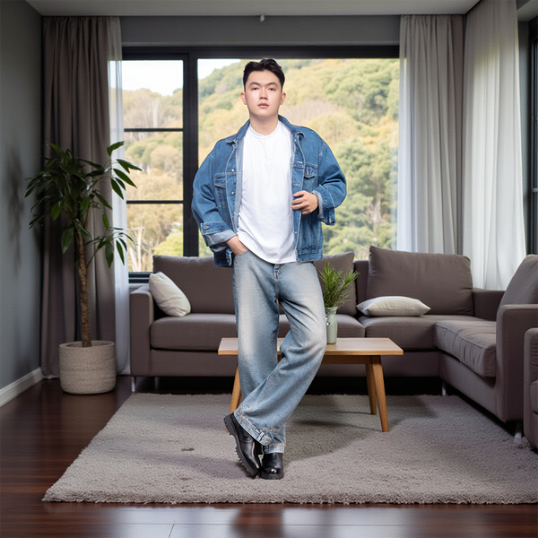 GIÀY CAO CỔ NAM SIÊU NHẸ S2077 ĐEN CAO 9CM