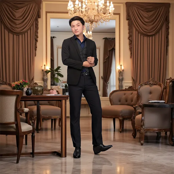 GIÀY CAO NAM A210Đ 6CM - LUXURY SHOES