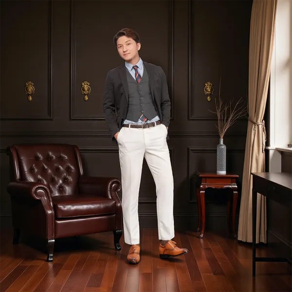 GIÀY CAO NAM A210NB 6CM - LUXURY SHOES