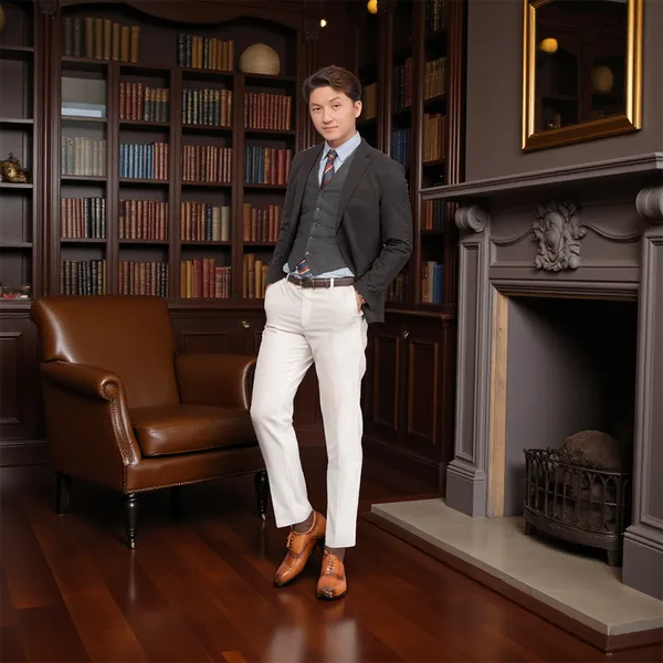 GIÀY CAO NAM A210NB 6CM - LUXURY SHOES