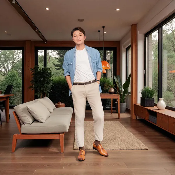 GIÀY CAO NAM A210NB 6CM - LUXURY SHOES