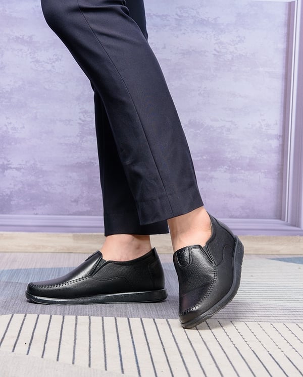 GIÀY ĐỘN NAM SIÊU NHẸ T164 ĐEN SỌC CAO 5CM