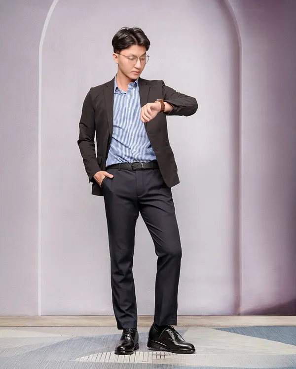GIÀY CAO NAM SIÊU NHẸ T122Đ CAO 9CM