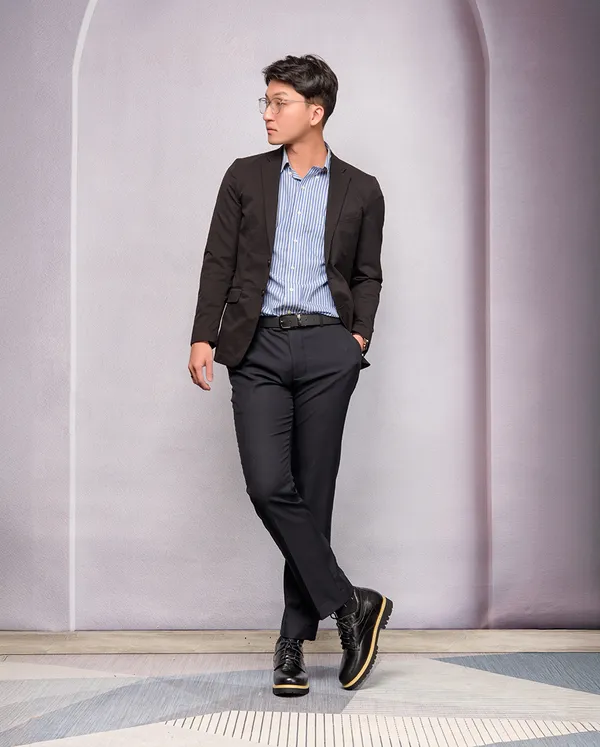 GIÀY ĐỘN NAM -SIÊU NHẸ T137ĐS CAO 9CM
