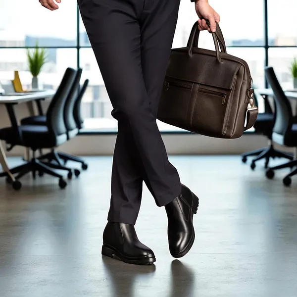 GIÀY BOOTS NAM SIÊU NHẸ T101Đ CAO 11CM