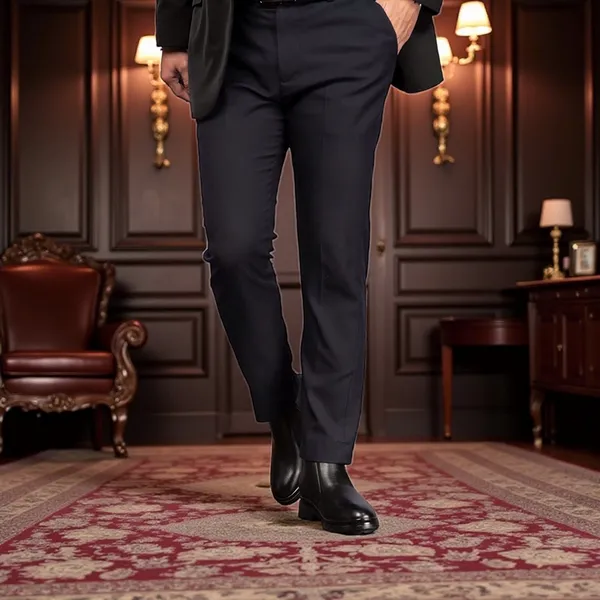 GIÀY BOOTS NAM SIÊU NHẸ T101Đ CAO 7CM