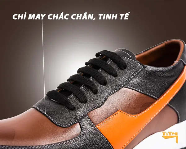 GIÀY CAO NAM SIÊU NHẸ - SIÊU ÊM T24 ĐEN CAM CAO 8CM