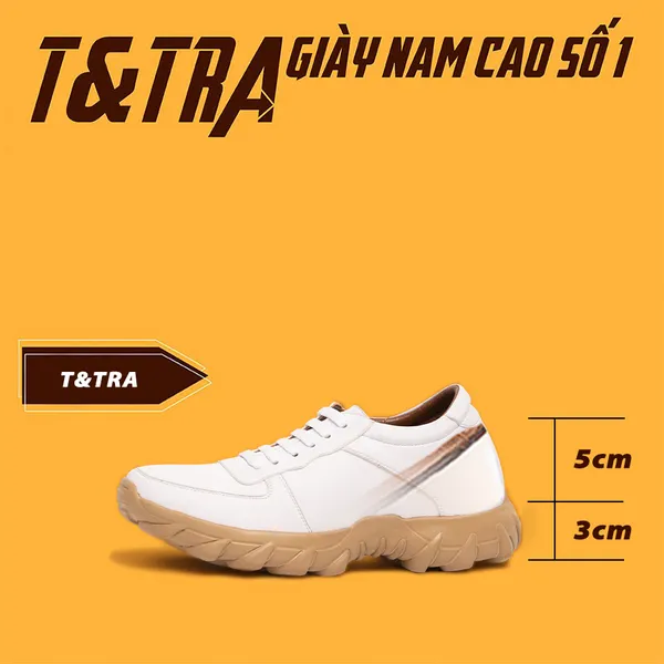 GIÀY ĐẾ CAO NAM - SIÊU NHẸ T150T CAO 8CM