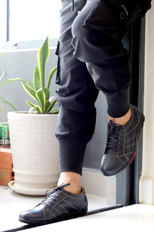 GIÀY TĂNG CHIỀU CAO NAM T09 XANH CAO 5 CM