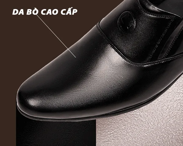 GIÀY TĂNG CHIỀU CAO NAM S1005 ĐEN TRƠN