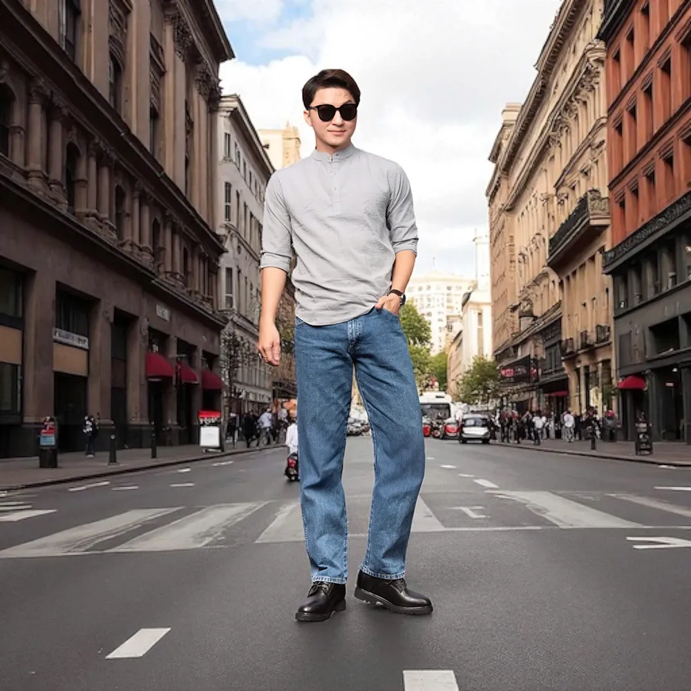 GIÀY CAO NAM T178 ĐEN SẦN CAO 9CM