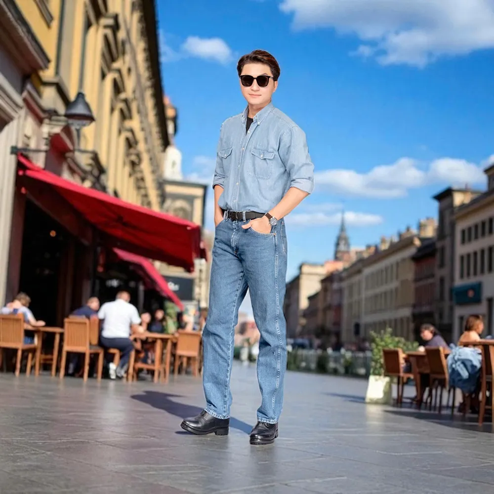 GIÀY CAO NAM  SIÊU NHẸ T122 ĐEN CAO 7CM