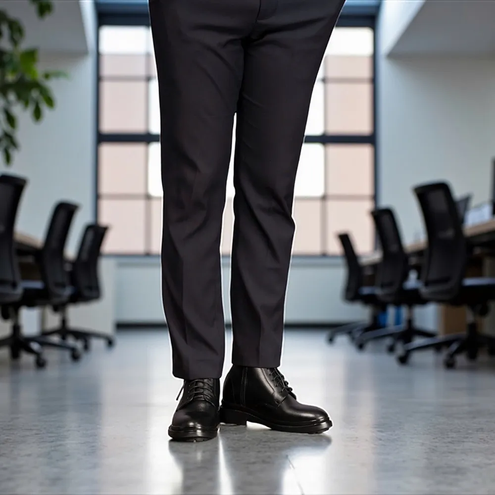 GIÀY CAO CỔ NAM SIÊU NHẸ  T102 ĐEN CAO 7CM