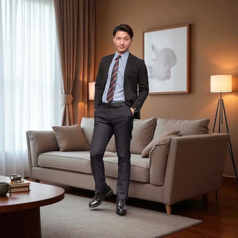 GIÀY CAO NAM SIÊU NHẸ T141 ĐEN CAO 7CM