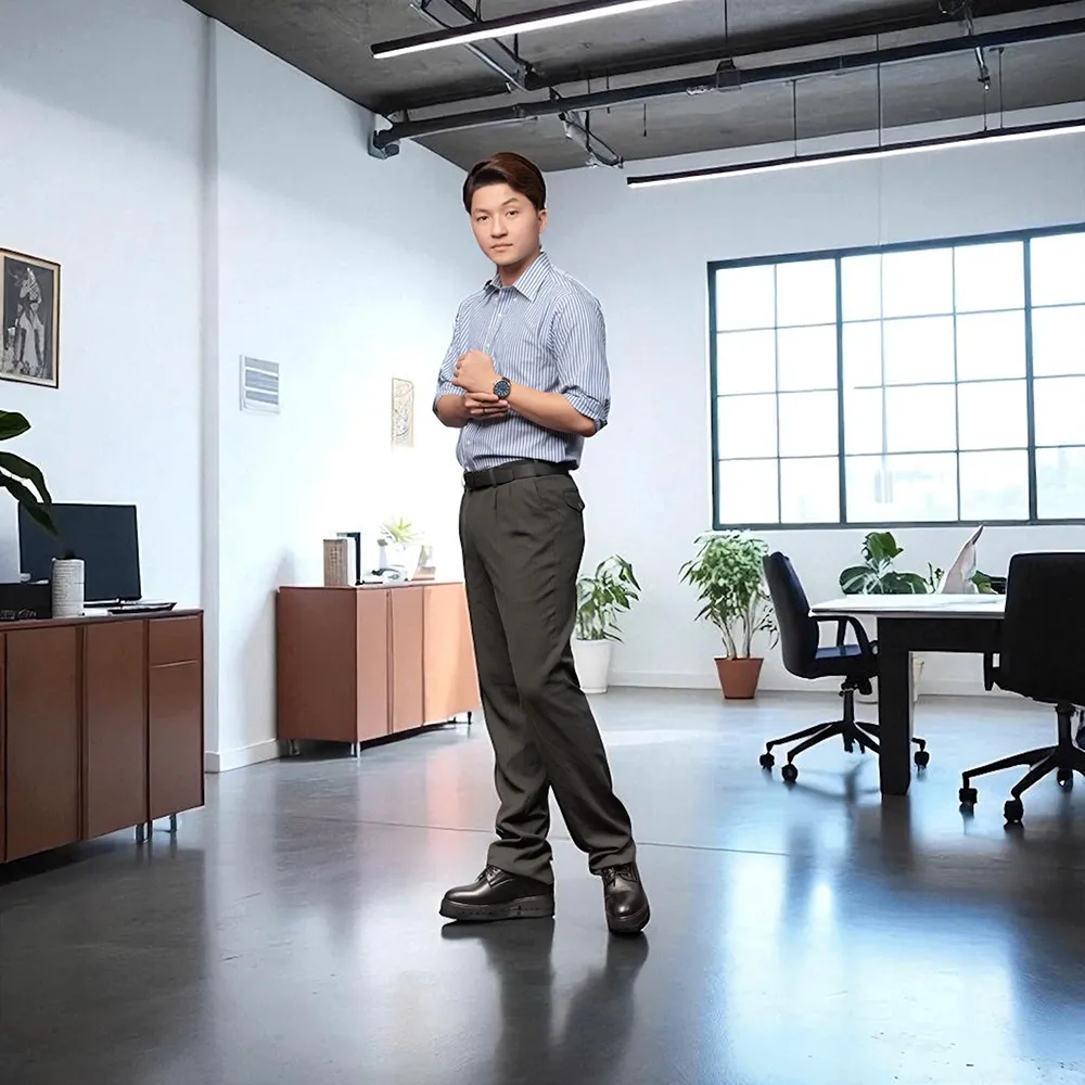 GIÀY CAO NAM T178 ĐEN SẦN CAO 9CM