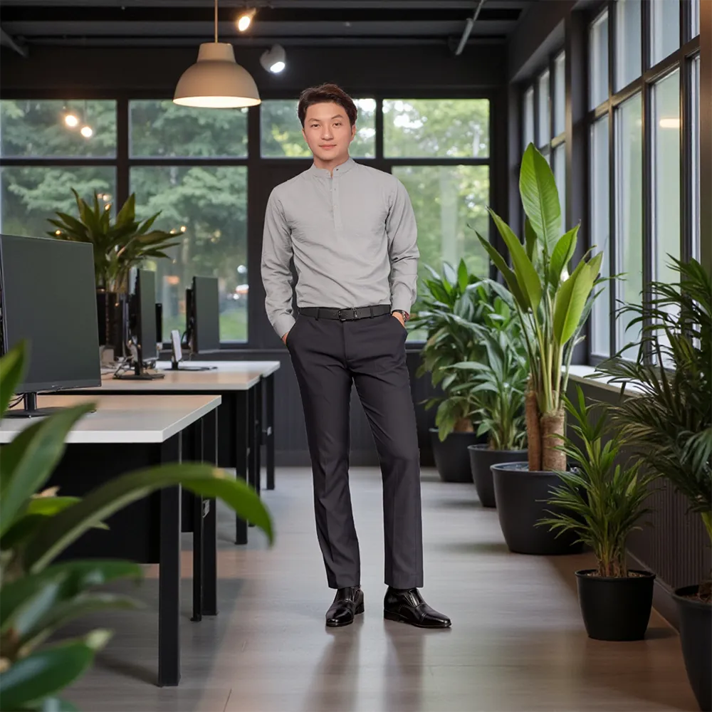 GIÀY TĂNG CHIỀU CAO NAM A211 ĐEN CAO 6CM