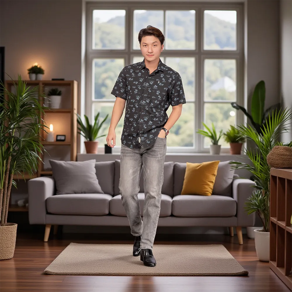 GIÀY TĂNG CHIỀU CAO NAM A211 ĐEN CAO 6CM