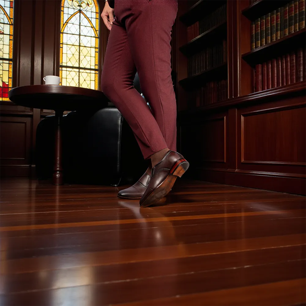 GIÀY TĂNG CHIỀU CAO NAM A211 NÂU TỐI CAO 6CM