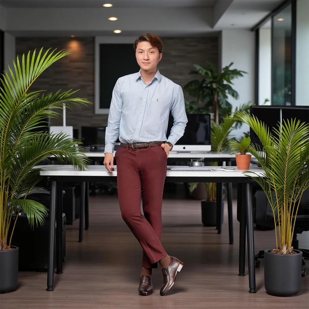 GIÀY TĂNG CHIỀU CAO NAM A211 NÂU TỐI CAO 6CM