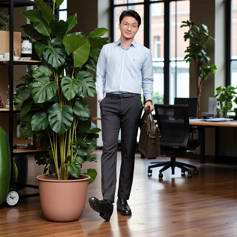 GIÀY ĐỘN NAM CAO 8CM SIÊU ÊM- CHỐNG DỐC T76 ĐEN