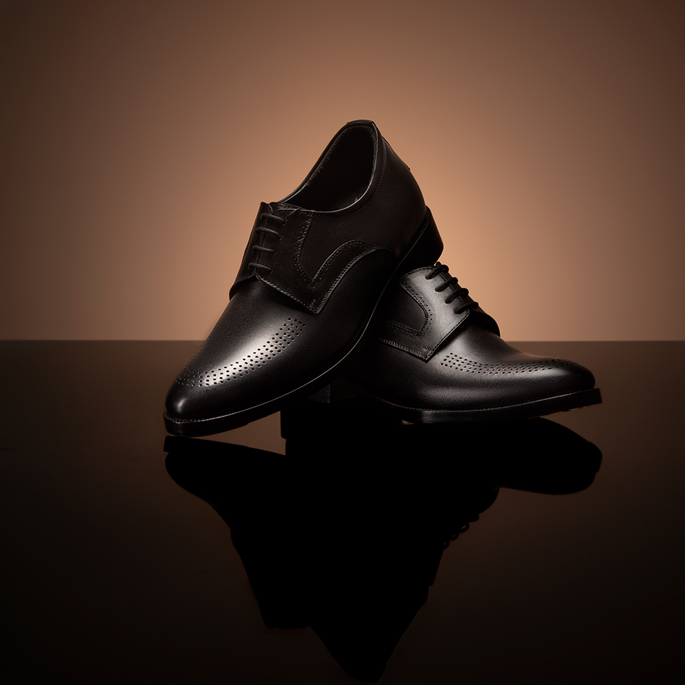 GIÀY TĂNG CHIỀU CAO NAM S2113 ĐEN 6.5CM