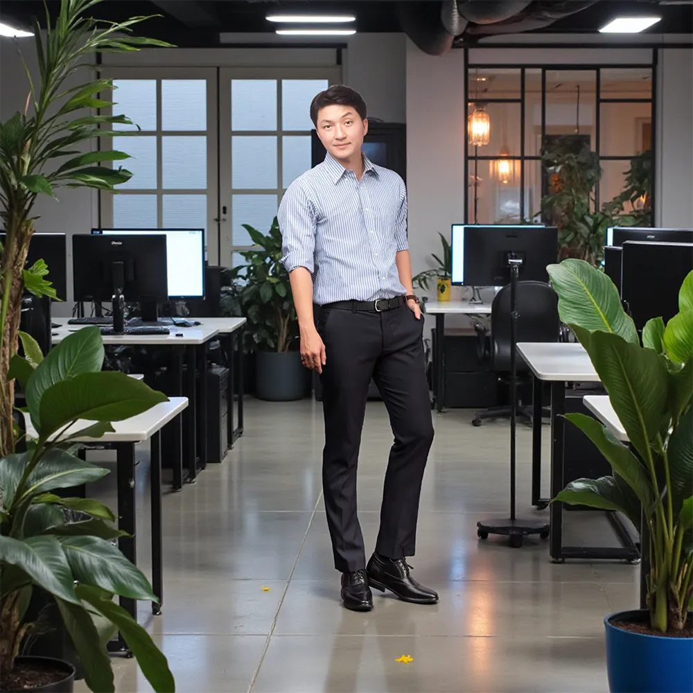 GIÀY CAO NAM T401 ĐEN CAO 6.5CM