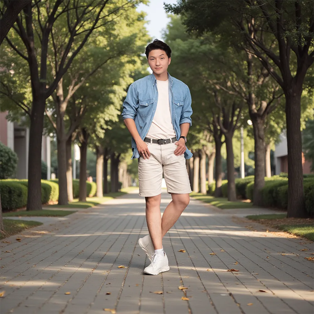 GIÀY CAO NAM SIÊU NHẸ T228 TRẮNG CAO 10CM