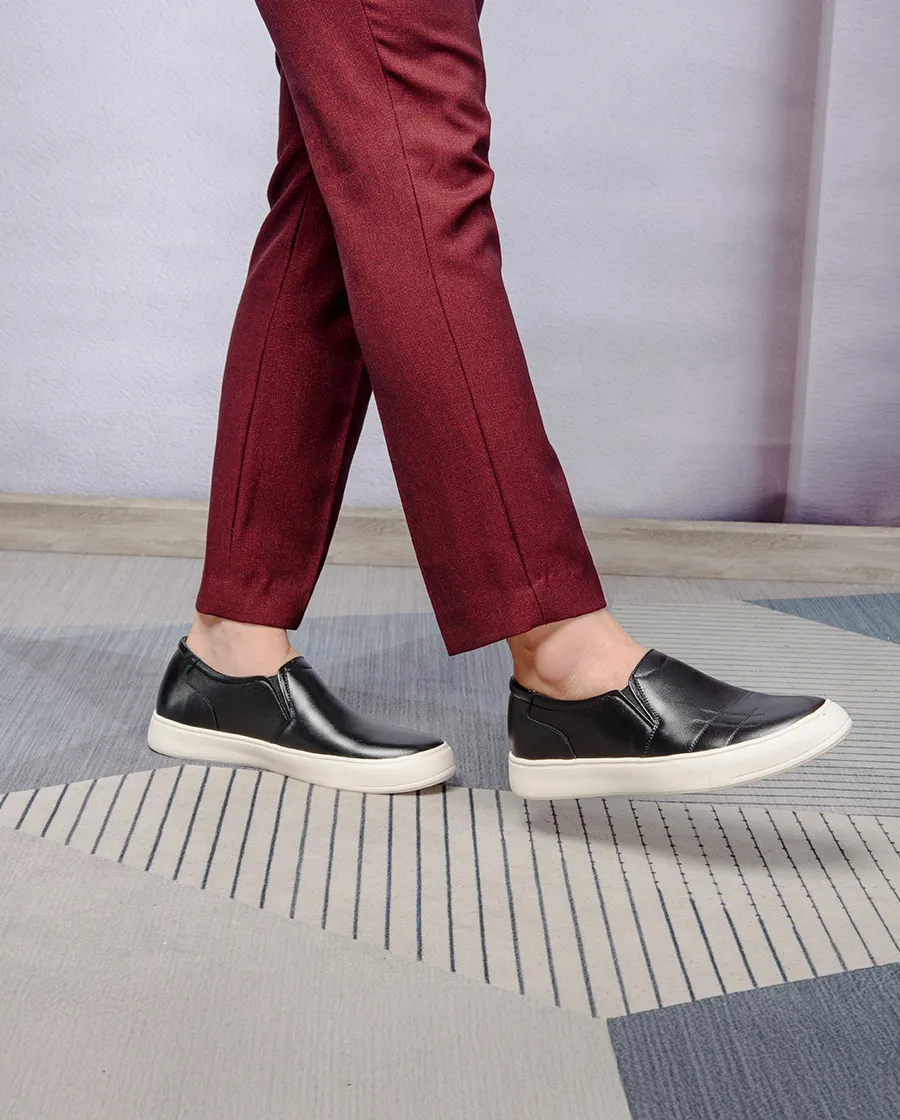 GIÀY TĂNG CHIỀU CAO NAM T145 ĐEN CAO 6CM