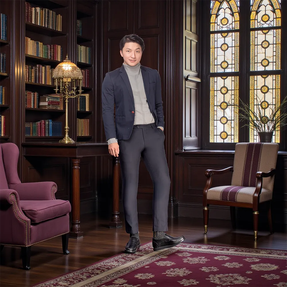 GIÀY TĂNG CHIỀU CAO NAM T163 ĐEN SẦN CAO 5CM