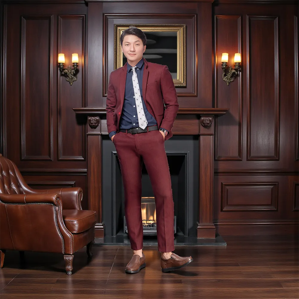 GIÀY TĂNG CHIỀU CAO NAM T163 NÂU TỐI SỌC CAO 5CM